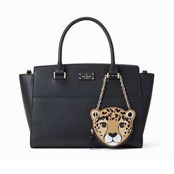 Kate Spade Leopard coin purse wristlet - Picture 8 of 8